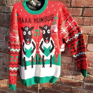 Musical Sheep ugly Christmas sweater xl xmas